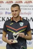 Футбол - награждаване на Венцислав Христов за играч N1 на 8-и гръг - 02.10.2014