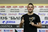 Футбол - награждаване на Серджиу Буш за играч на 13-и кръг - 03.11.2014
