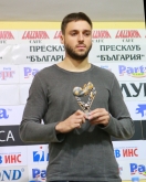 Футбол - награждаване на Радослав Василев / СЛАВИЯ / - играч на XVII кръг - 04.12.2014