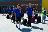Футбол - футболистите на Динамо Минск пристигнаха на летище Варна 15.07.2015