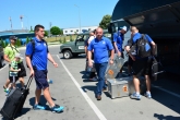 Футбол - футболистите на Динамо Минск пристигнаха на летище Варна 15.07.2015
