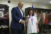 Министър Красен Кралев връчи почетни медали на медалистите от Световните Спешъл Олимпикс Игри - 04.08.2015