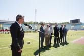Football - opening of the renovated national stadium