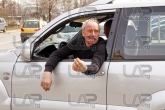 Протест на автомобилни пилоти пред централата на БФАС, 24.03.2013