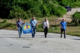 ФУТБОЛ - футболисти на Левски поднасят цветя на паметника на Гунди и Котков - 30.06.2016