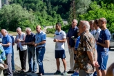 ФУТБОЛ - футболисти на Левски поднасят цветя на паметника на Гунди и Котков - 30.06.2016