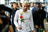 Футбол - 72г. от рождението на Гунди, поднасяне на венци и цветя - 4.05.2017