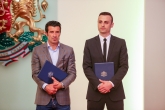 Футбол - Президентът на България Румен Радев посрещна Димитър Бербатов и Луиш Фиго - 14.06.2017