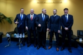 Футбол - Среща на Александър Чеферин с Бойко Борисов, Борислав Михайлов и Красен Кралев на летище София - 10.12.2017