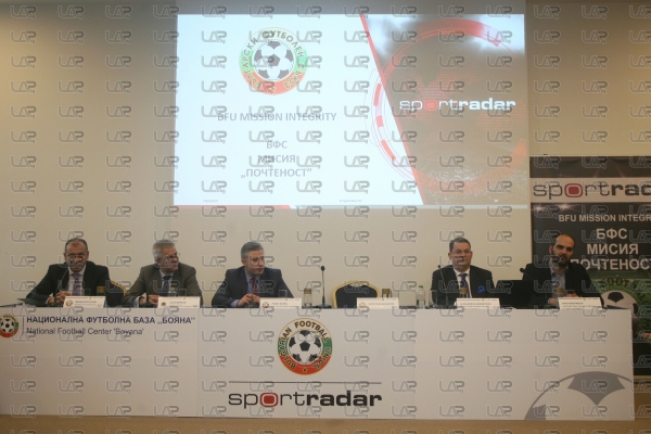 Футбол - БФС и международната компания Sportradar подписаха договор за партньорство - 14.02.2018