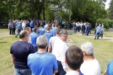 Футбол - Поднасяне на венци и цветя на паметника на Георги Аспарухов - Гунди