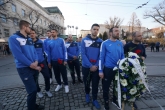 Футболистите на ПФК Левски поднесоха цветя на паметника на Апостола - 19.02.2019