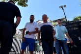 Футбол - Христо Крушарски протестира пред Френското посолство в България - 13.08.2019
