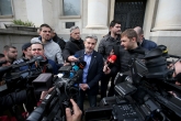 Футболисти и фенове на ПФК Левски поднесоха цветя пред паметника на Васил Левски - 19.02.2020