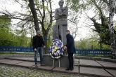 Футбол - Ръководството на ПФК Левски поднесе цветя пред паметника на Гунди -04.05.2020