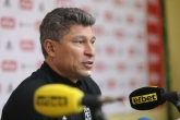 Футбол - Пресконференция на Красимир Балъков преди заминаването на отбора за подготвителен лагер - 15.1.2021