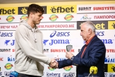 Футбол - Награждаване на Юрген Матей от ПФК ЦСКА-София за футболист на 14-ти кръг - 18.11.2021