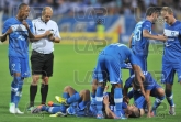 11 Simeon Raykov and 45 Gadjev and 19 de Carvalho,2 Mulder,3 Elie - Football game - Levski Sofia - B
