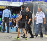 Coach Ferario Spasov - right - Football game - Levski Sofia - Botev Plovdiv ,19.08.12 - Sofia - Geor