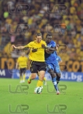 19 Basile De Carvalho - right and Asen Karaslavov - Football game - Levski Sofia - Botev Plovdiv ,19
