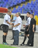 Coach Ferario Spasov and referee Ristoskov - Football game - Levski Sofia - Botev Plovdiv ,19.08.12